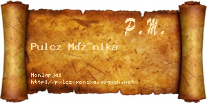 Pulcz Mónika névjegykártya